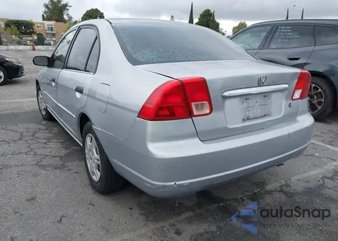 2001 Honda Civic Lx z USA, uszkodzony, nr VIN 2HGES16561H563190